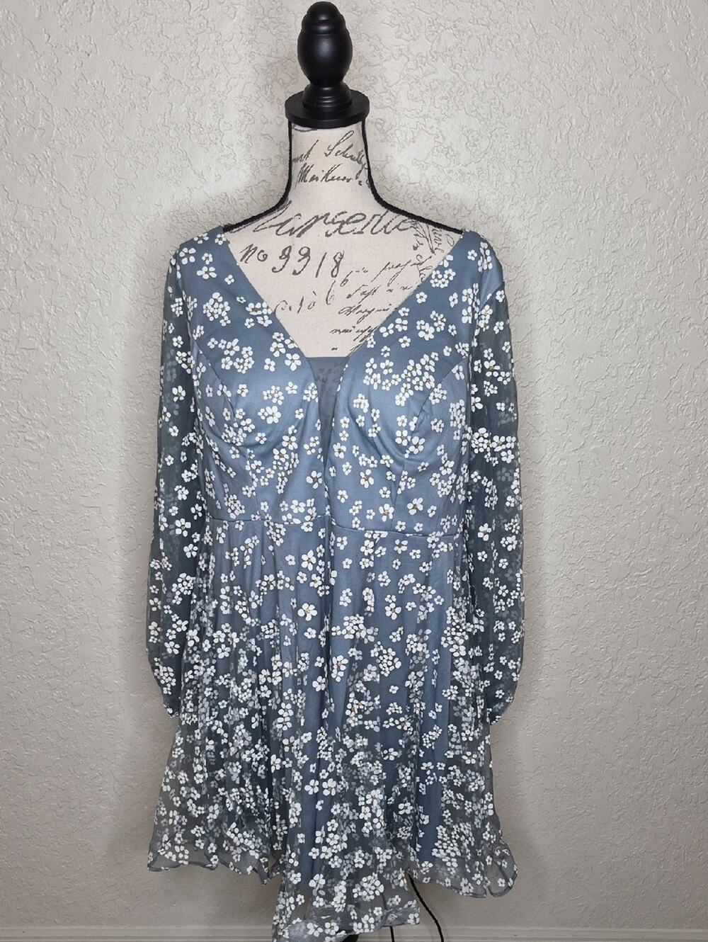 Shein Curve Floral Dress Size 2XL